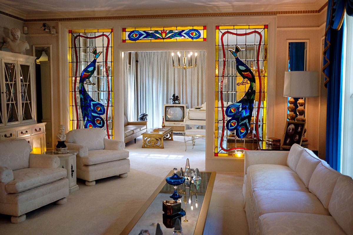 The Living room at Elvis's Graceland