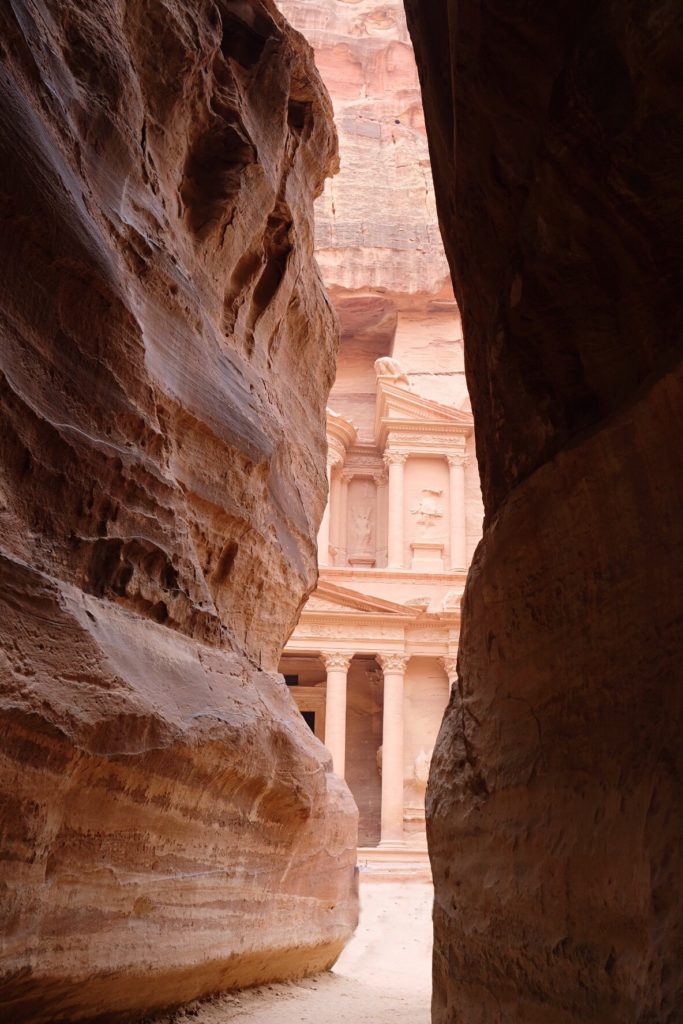 Seeing the Treasury from the Siq